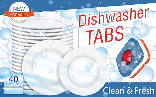 Dishwasher detergent tabs.