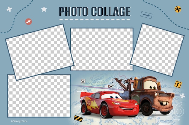 Disney Cars Photo Collage