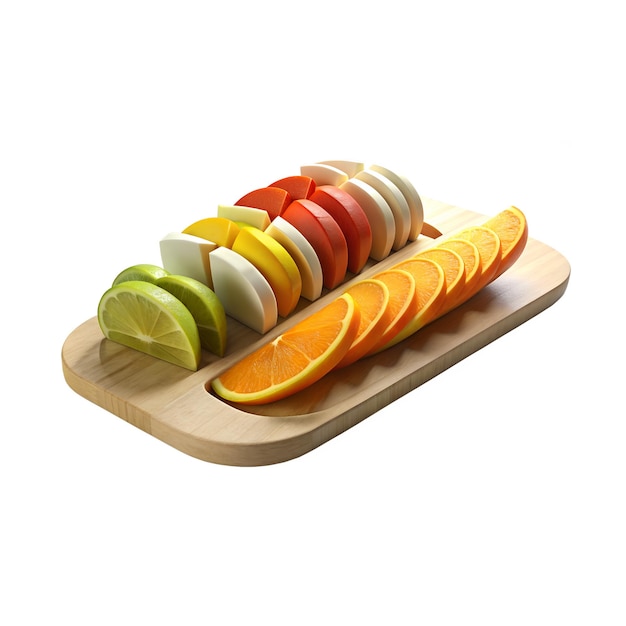 Vector displaying colorful freezedried fruit slices