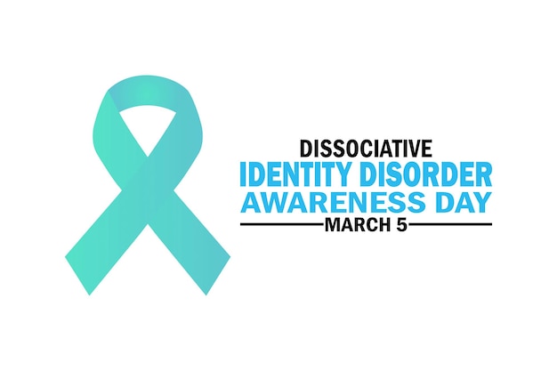 Dissociative Identity Disorder Awareness Day Vector Template Design Illustration March 5