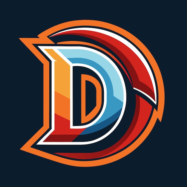 Distinct Design Unique Vector Logo Design Featuring the Letter D