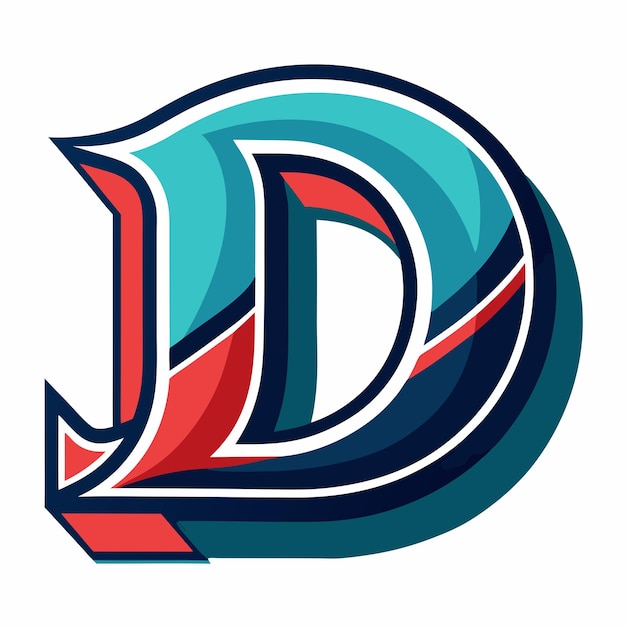 Distinct Design Unique Vector Logo Design Featuring the Letter D