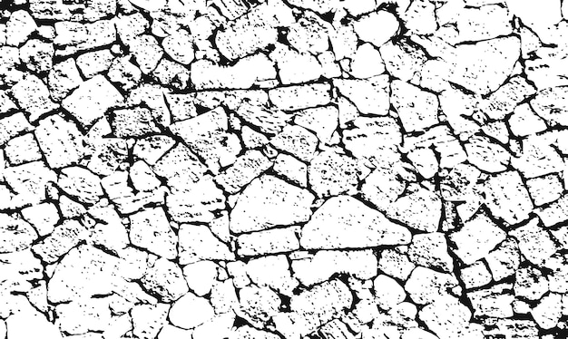 Distressed Overly texture of cracked desert, concrete. Grunge Background. Abstract Halftone