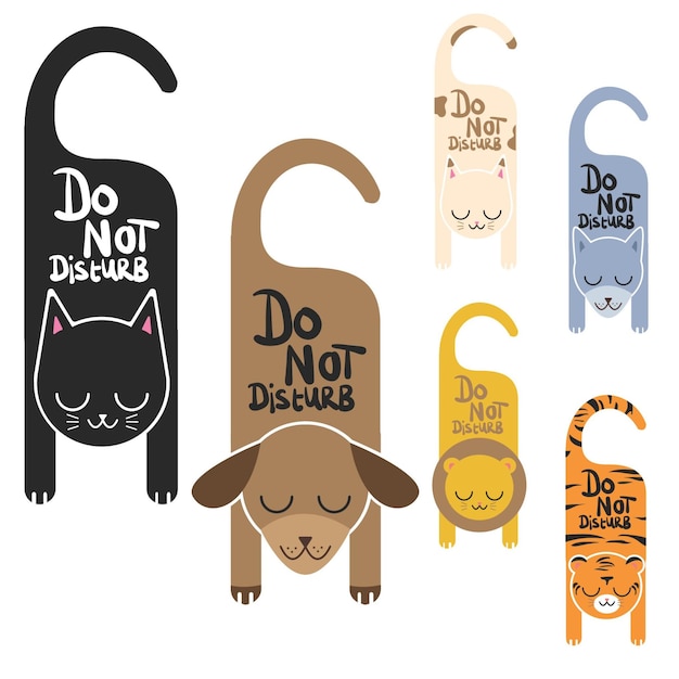 Do not disturb animal signs