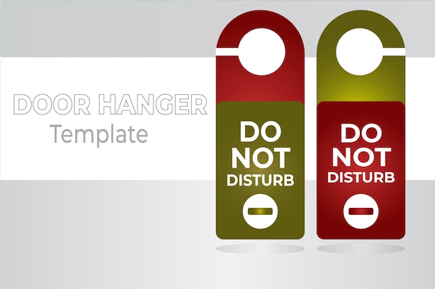 Do Not Disturb Door Hanger Set