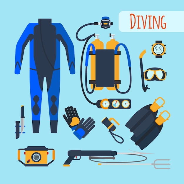 Vector diving equipment