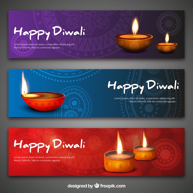 Diwali banners