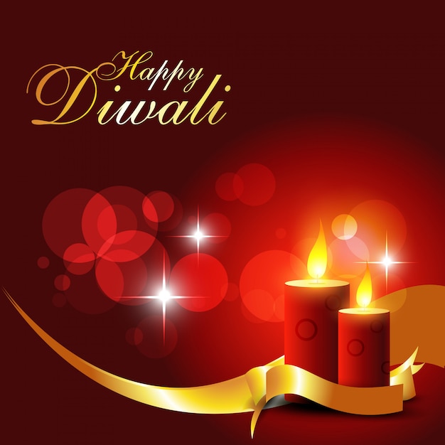 Diwali candles background