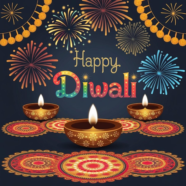 diwali celebration vector