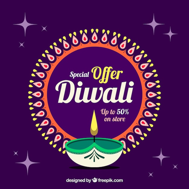 Diwali offer background