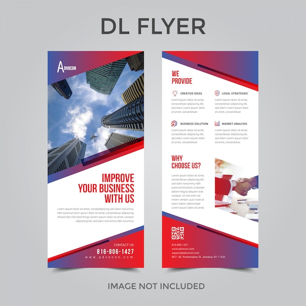 DL Flyer or rollup template