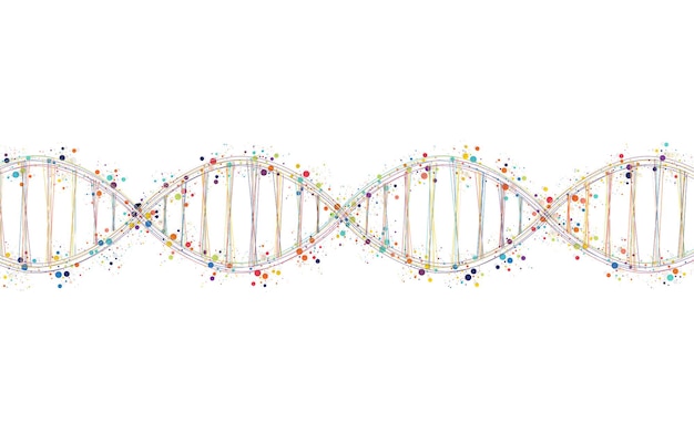 DNA. Medical science genetic biotechnology chemistry biology Innovation technology concept