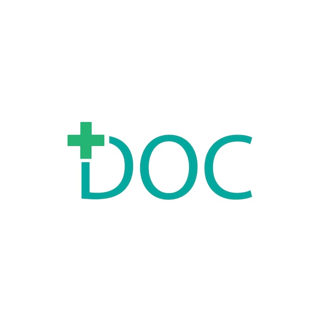 Doctor health medical logo design art symbol