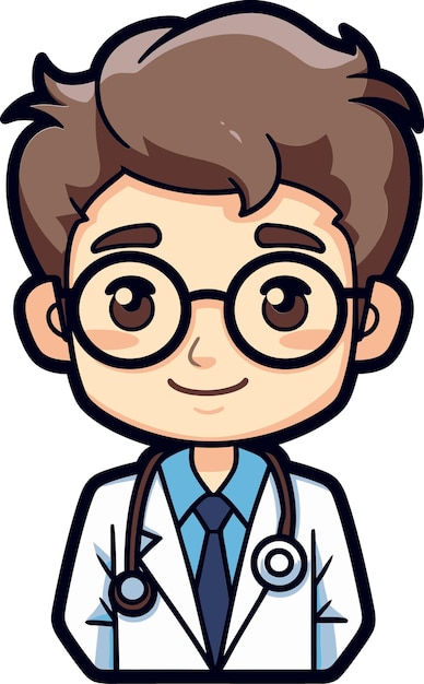 Doctor Images in Vector Artful Medical Portraits Illustrated Doctor Figures Graphic Medical Excelle