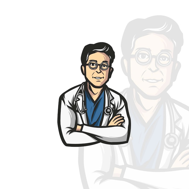 Doctor Mascot Illustration