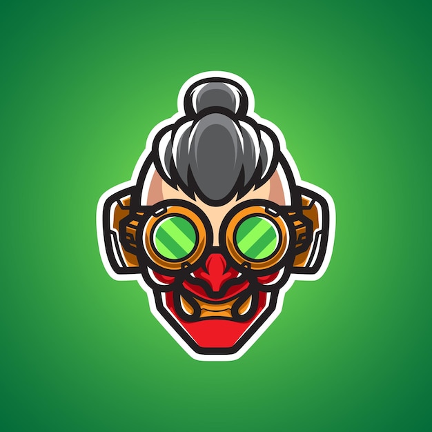 DOCTOR ONI CYBORG MASCOT LOGO