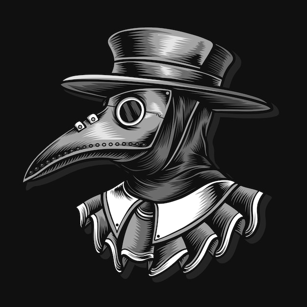 Doctor plague     illustration