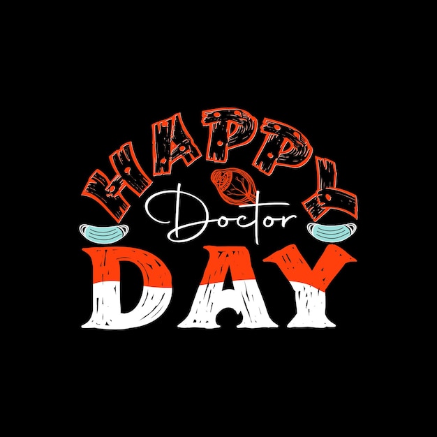 Doctor t-shirt design, typography vector illustration.