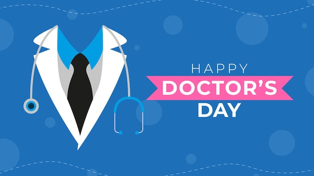 Vector doctors day banner