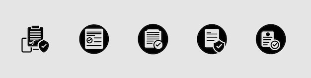 Document icon set or edit document