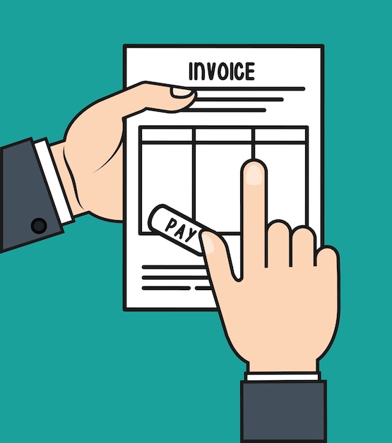 document paper invoice payment icon