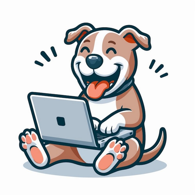 dog cartoon vector