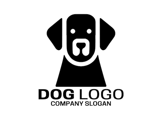 Dog Head Logo Icon Symbol Vector Template