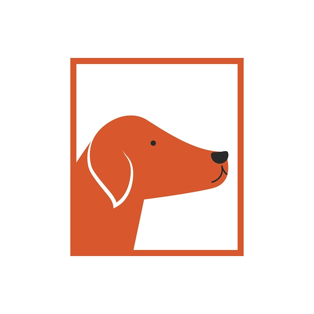 Dog head logo