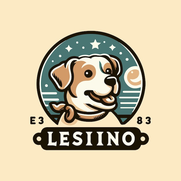 dog house pet home logo hipster retro vintage vector icon illustration