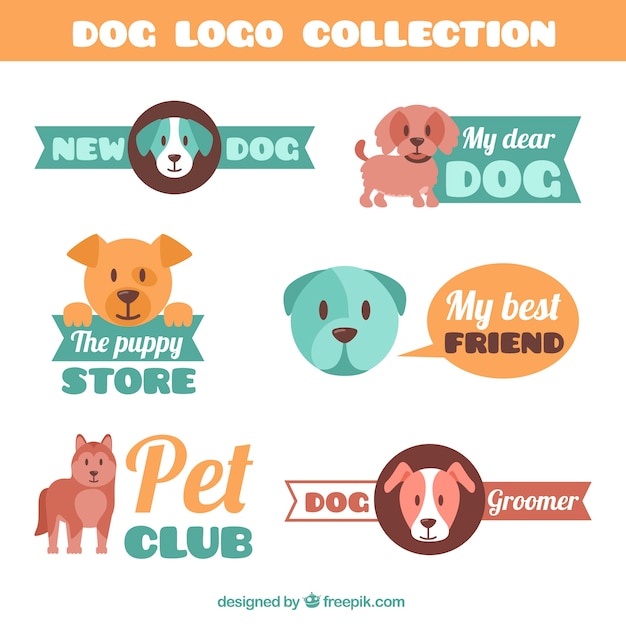 Dog logo collection