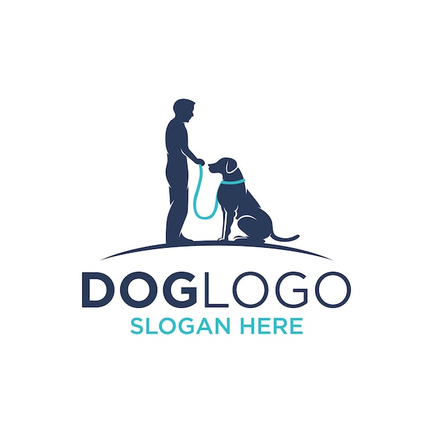 Dog Logo Design Template Inspiration Vector Illustration