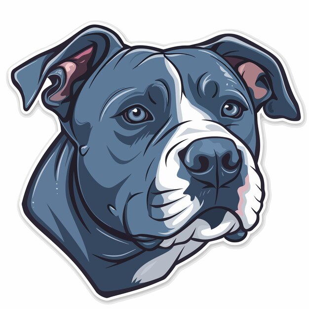 Vector dog logo illustration