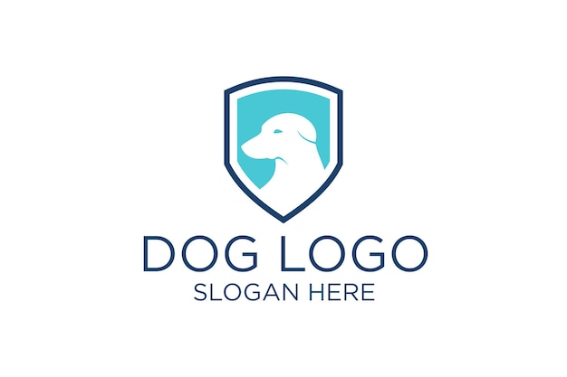 Dog logo premium vector