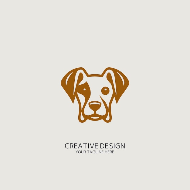 Dog logo vector