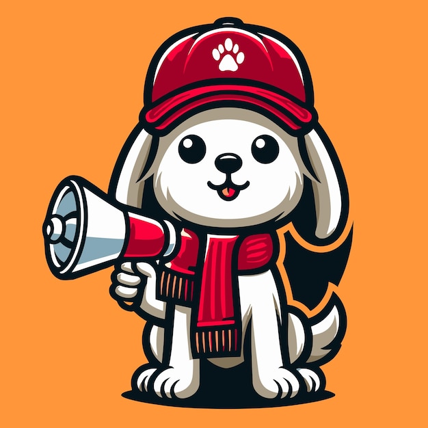 Dog mascot logo