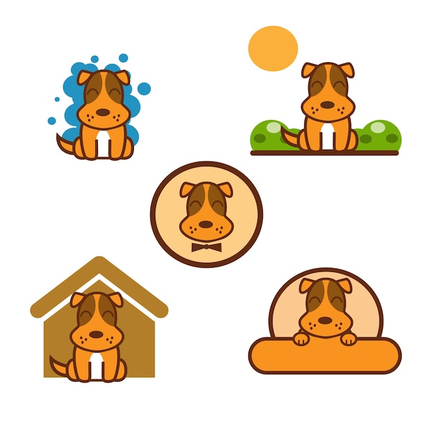 Dog pet illustration