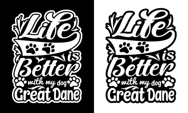 Dog,pet,typography T shirt design