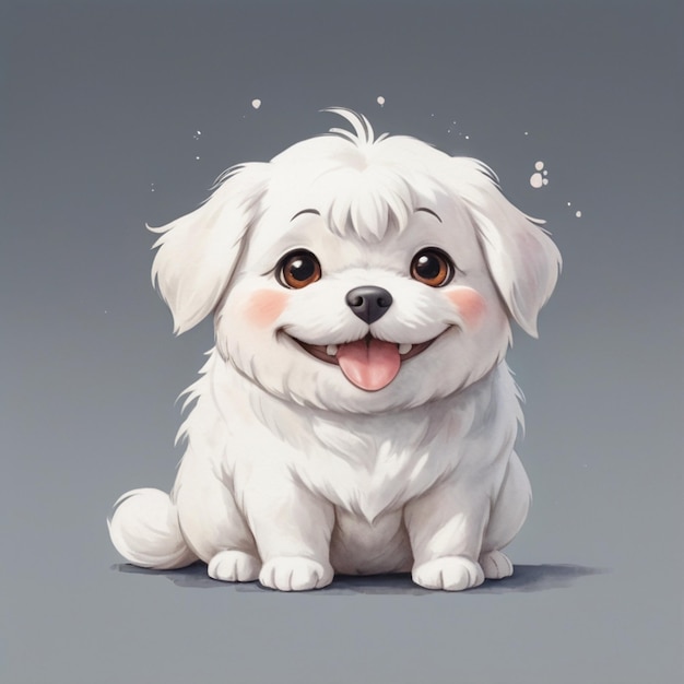 Vector dog puppy image