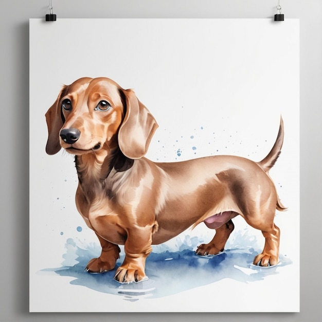 Vector dog puppy image