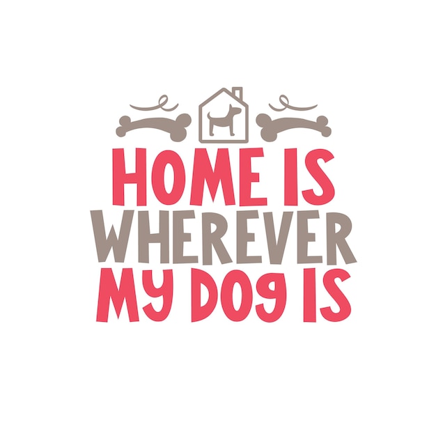 Dog quotes funny svg design