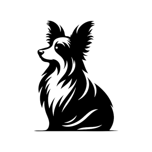 Dog silhouette vector art illustrator