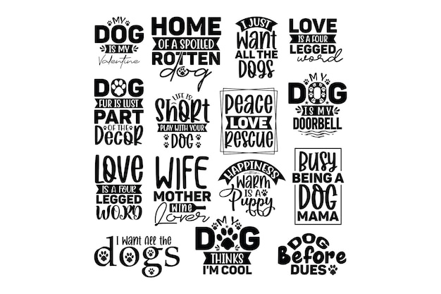 Vector dog svg bundle1