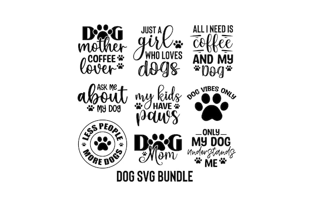 dog svg bundle