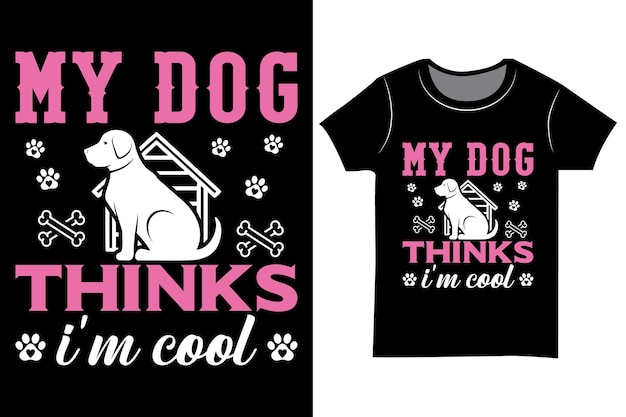 Dog SVG Gift t-shirt design and dog vector.