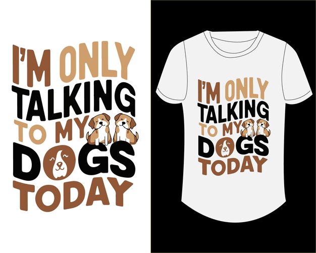 Vector dog t shirt design