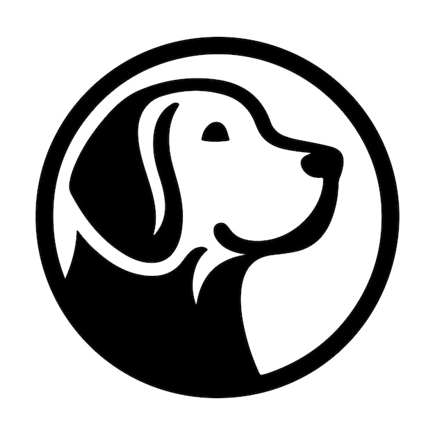 Dog Vector Art Icon