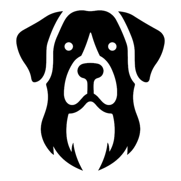 Dog Vector Art Icon