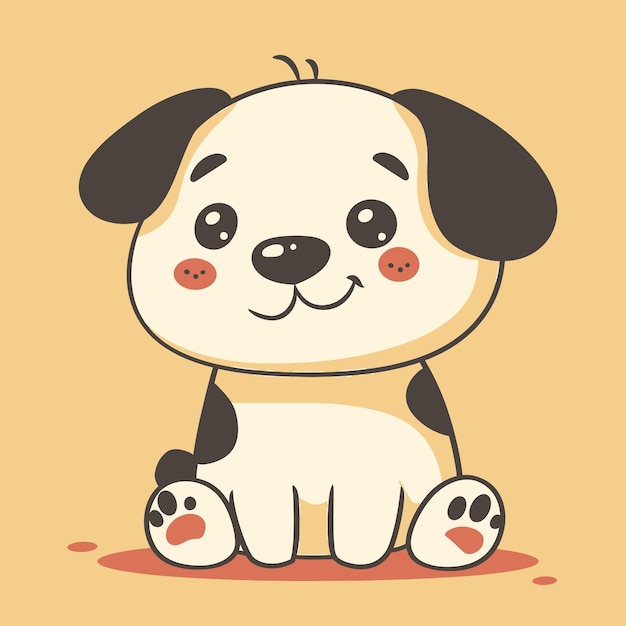 Dog vector cute