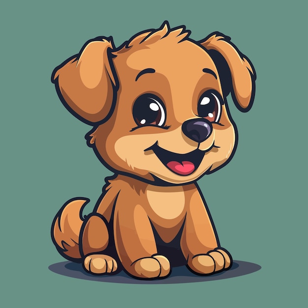 Dog vector cute