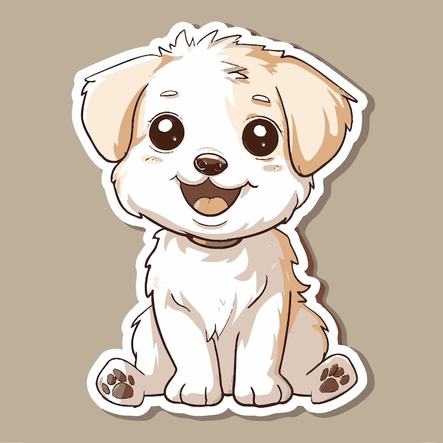 Dog vector cute